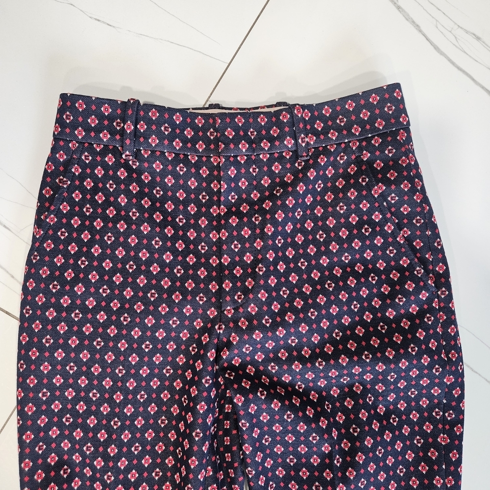 Gucci Blue and Red Geometric Women's Pants Size XS - Picture 4 of 12